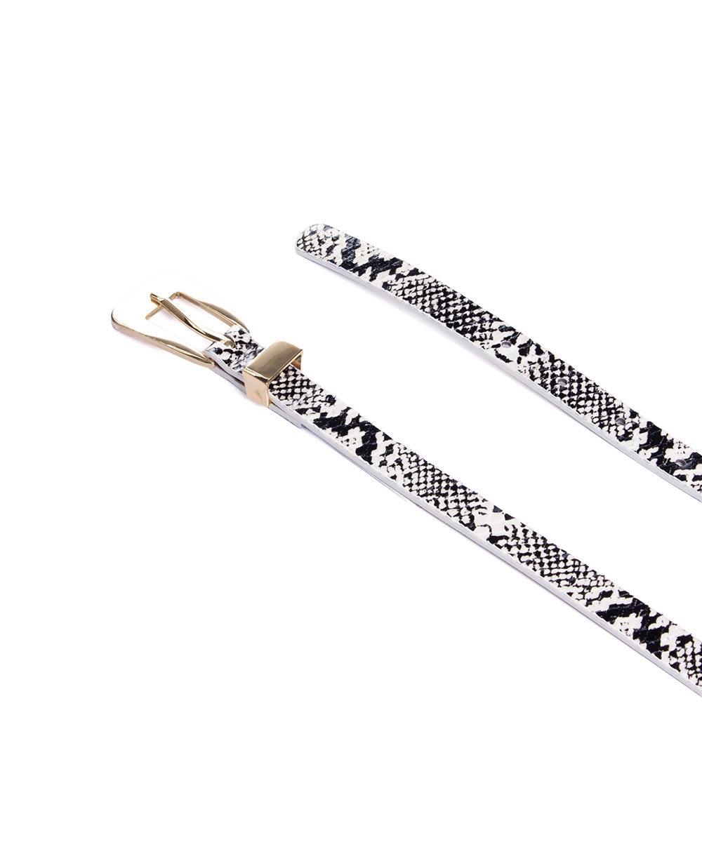 Cinto Fino Feminino Pixolé Off White