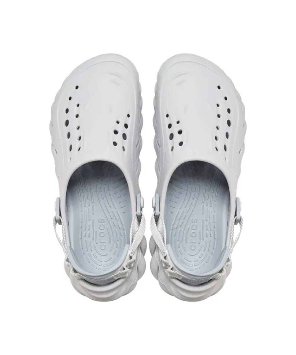 Crocs Sandália Echo Clog CINZA