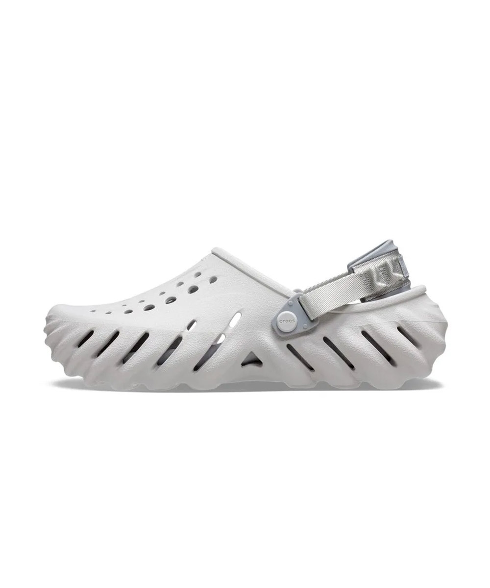 Crocs Sandália Echo Clog CINZA