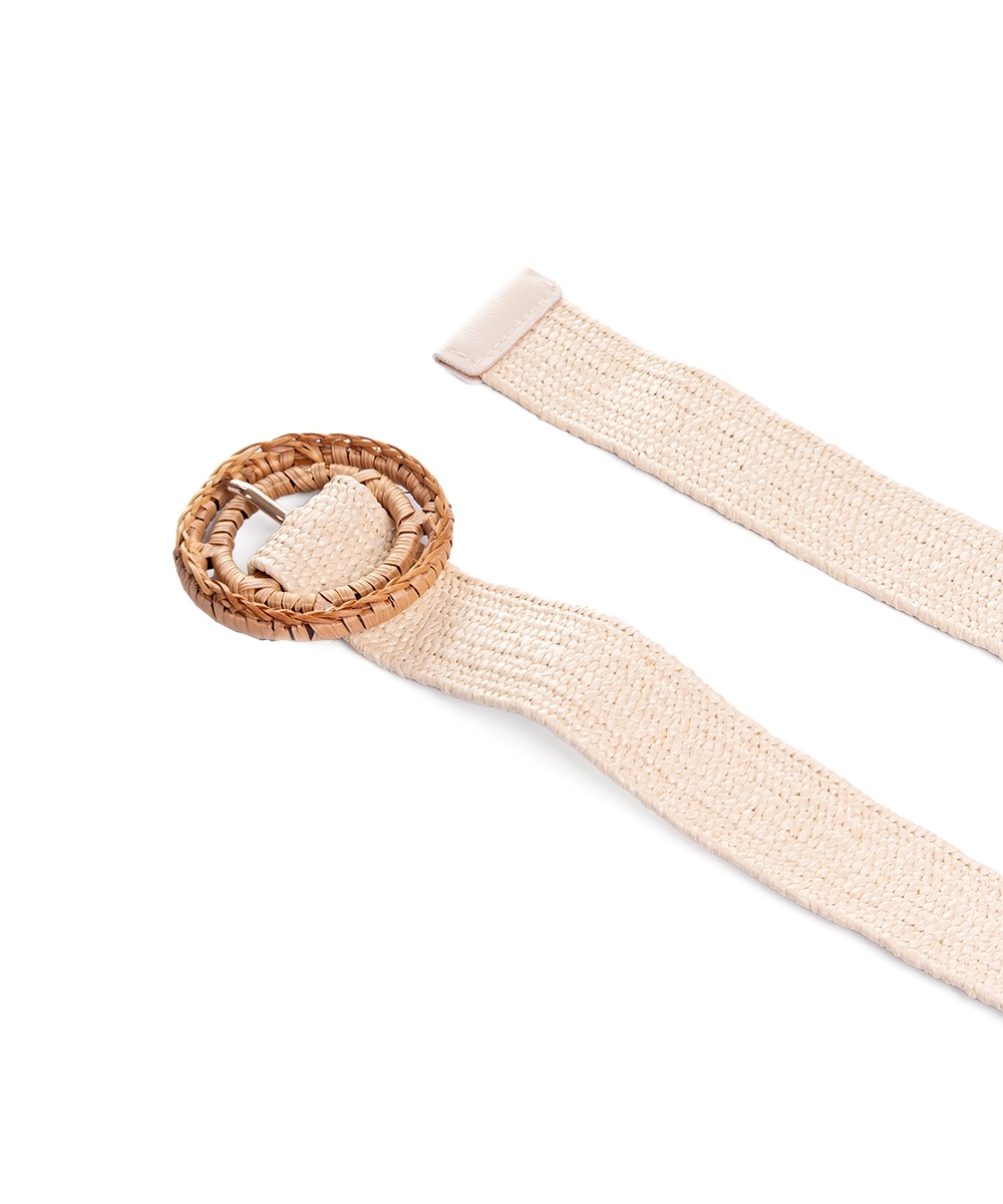 Cinto Elástico Feminino Pixolé Off White