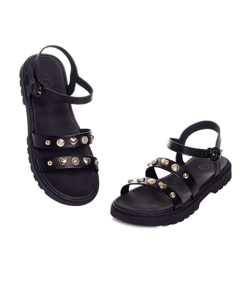 Sandália Infantil Molekinha Tratorada Preto