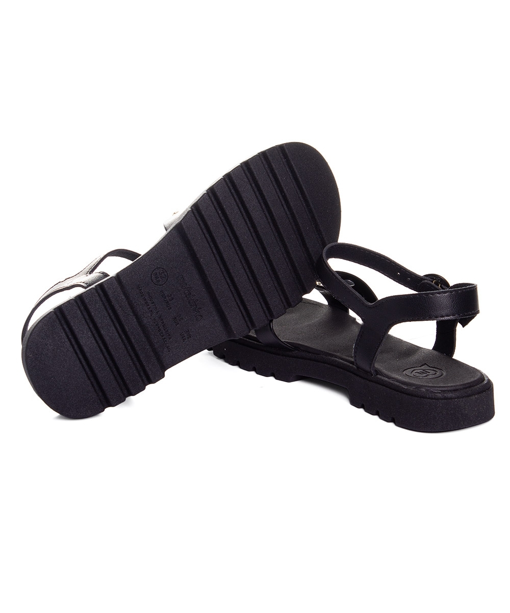Sandália Infantil Molekinha Tratorada Preto