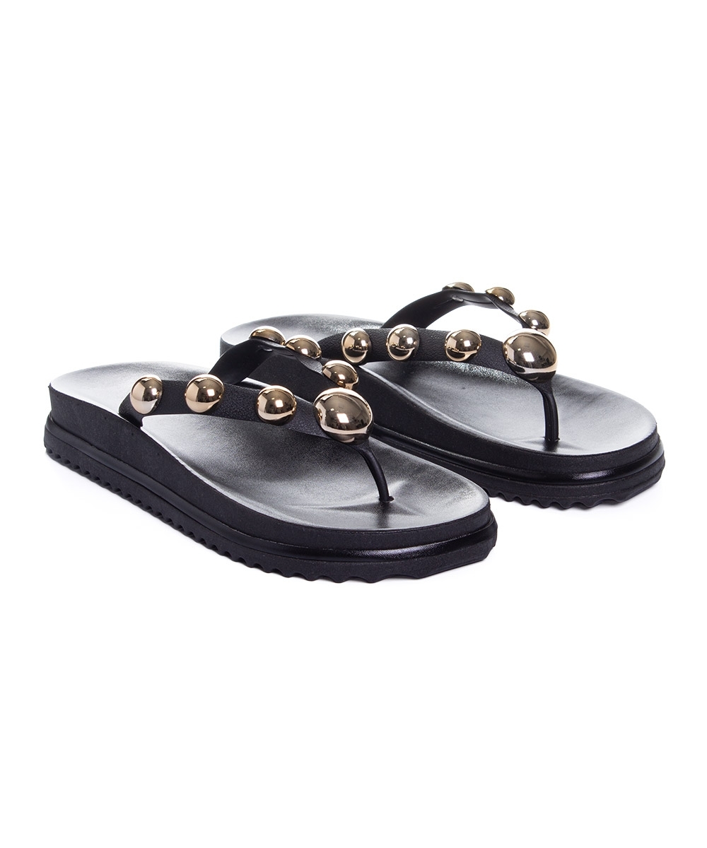 Tamanco Flat Pixolé Preto