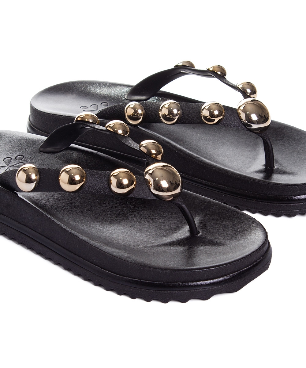 Tamanco Flat Pixolé Preto