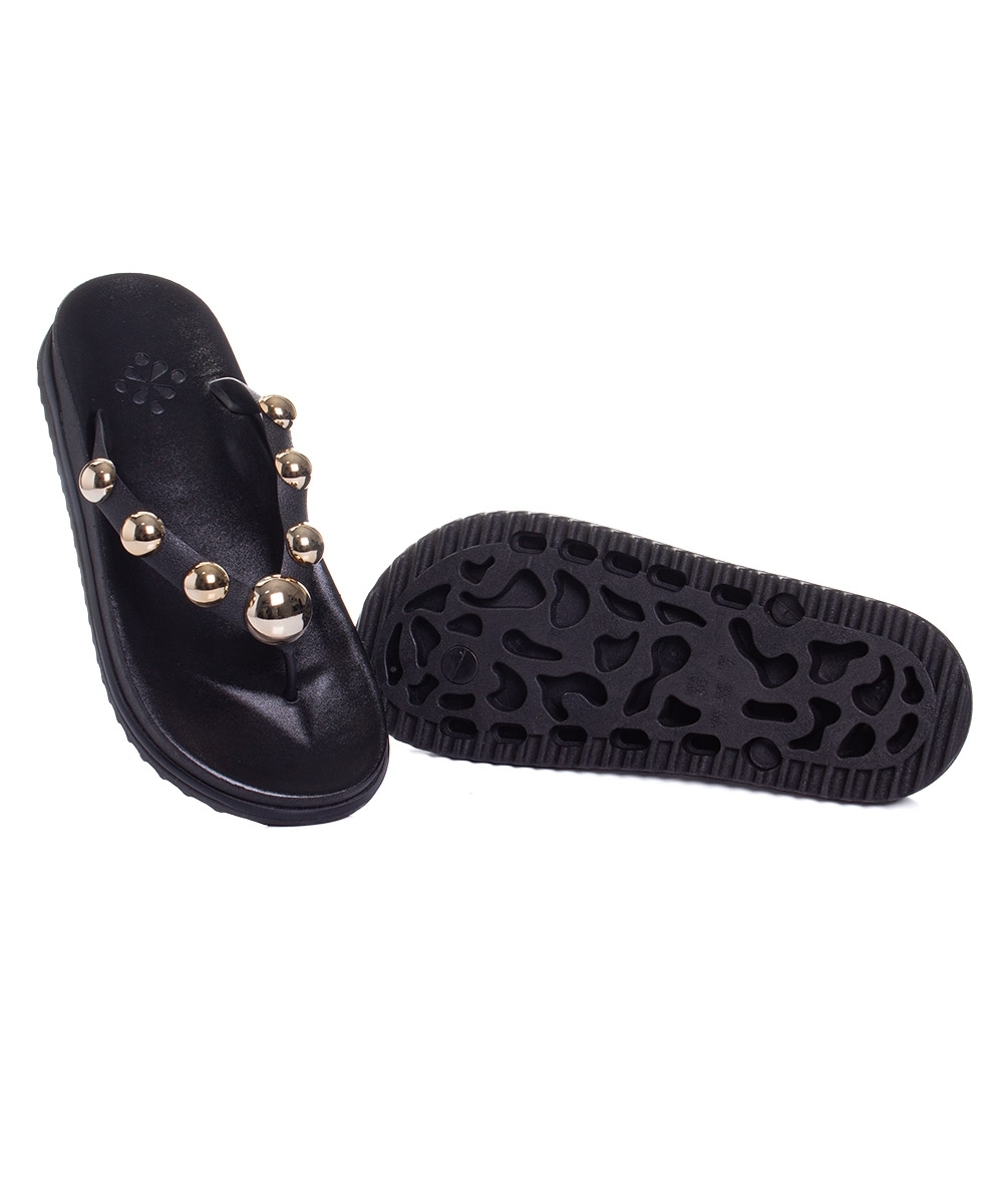 Tamanco Flat Pixolé Preto