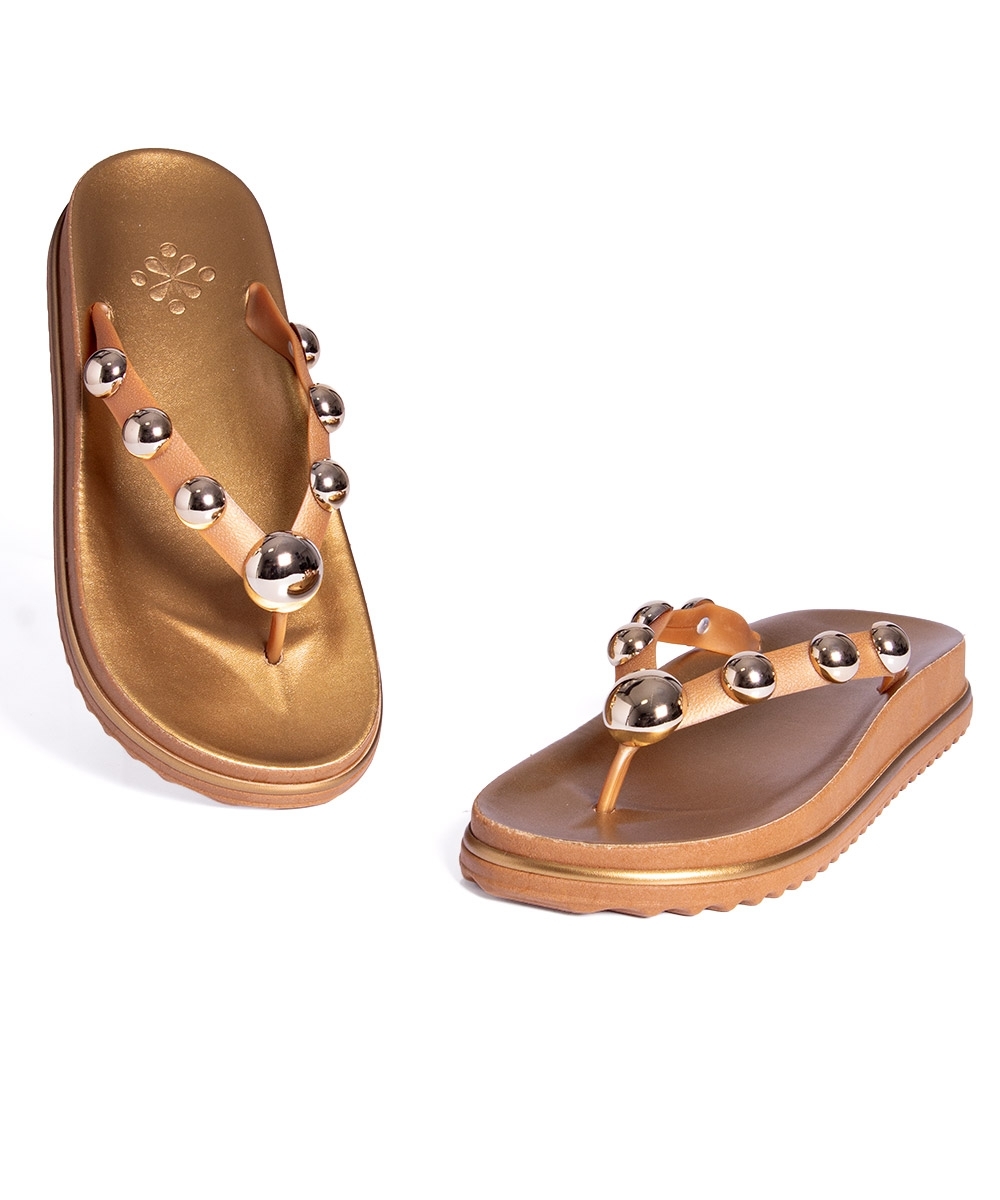 Tamanco Flat Pixolé BRONZE