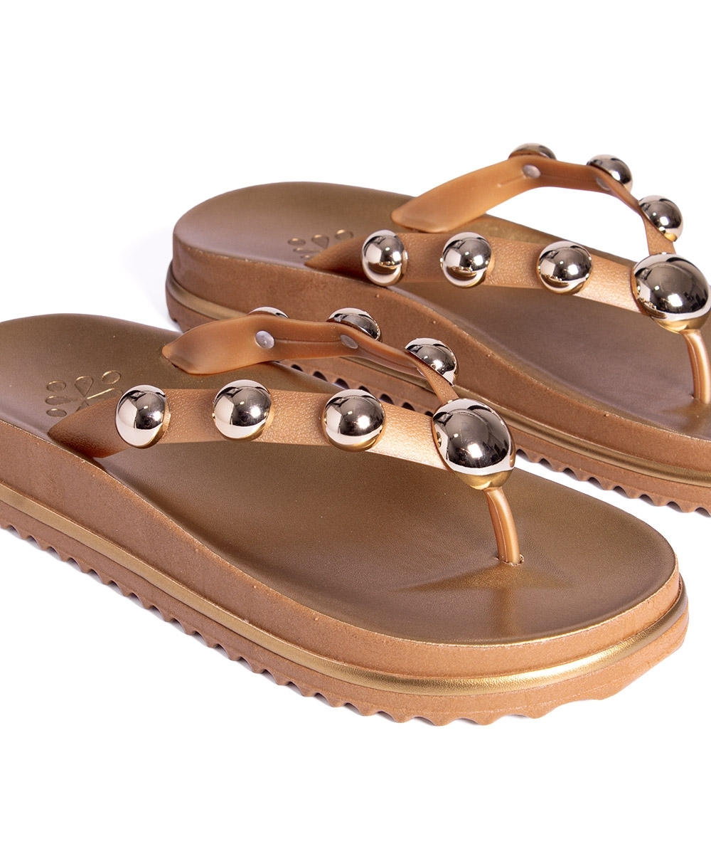 Tamanco Flat Pixolé BRONZE