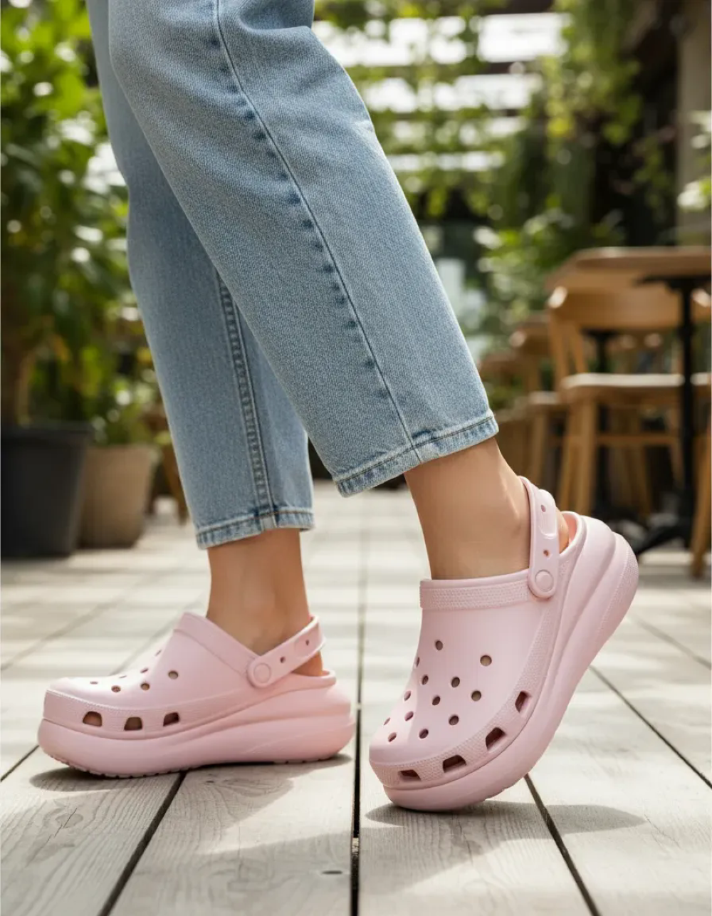 Sandália Crocs Crush Juice 207521 Rosa Claro
