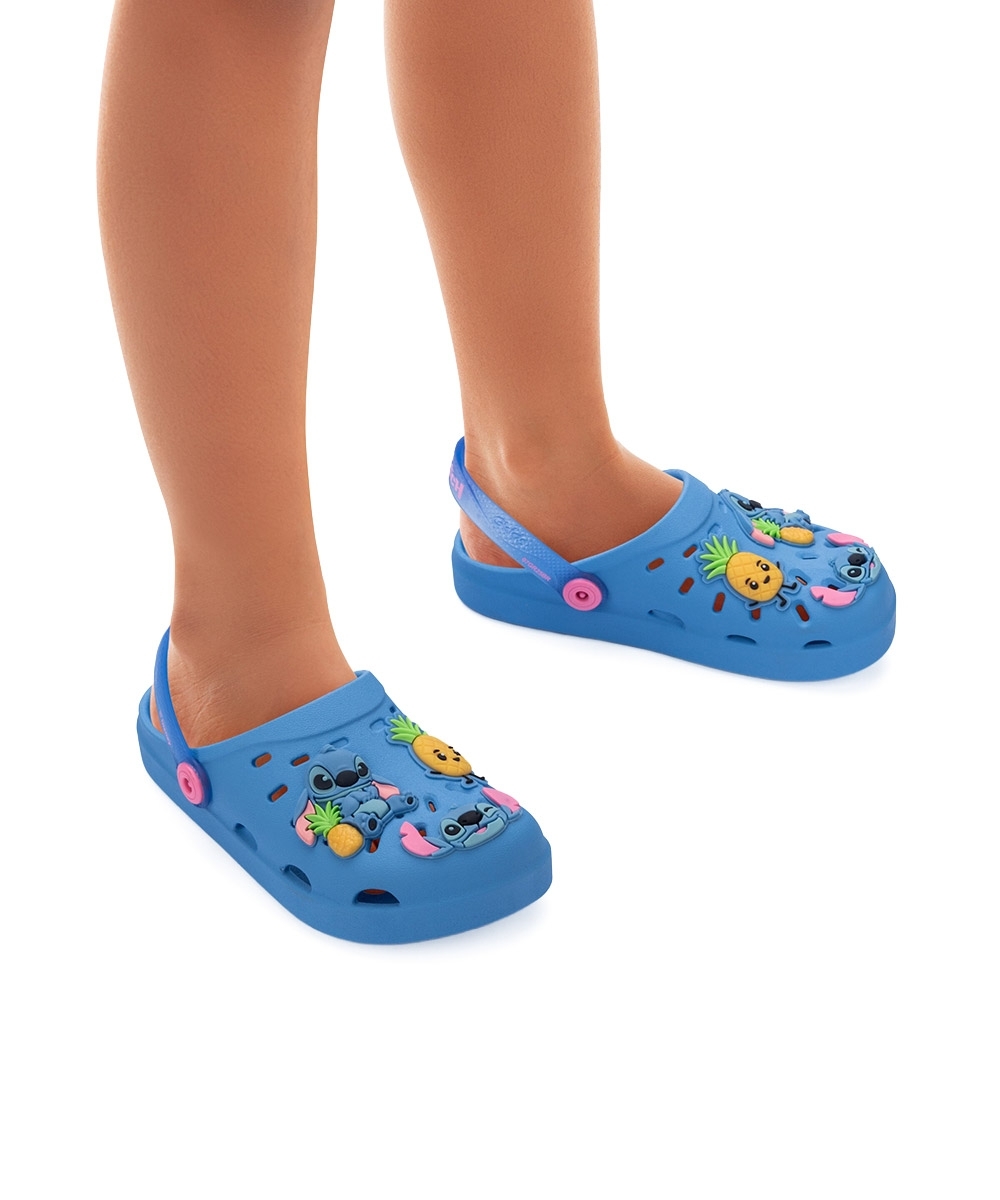 Babuche Infantil Grendene Disney Smile Azul