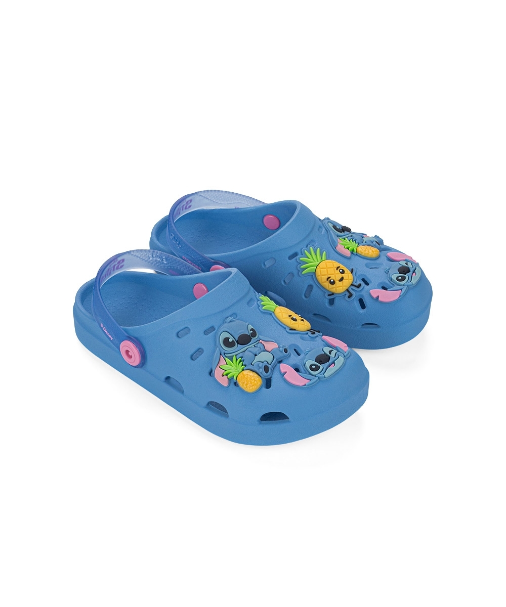 Babuche Infantil Grendene Disney Smile Azul