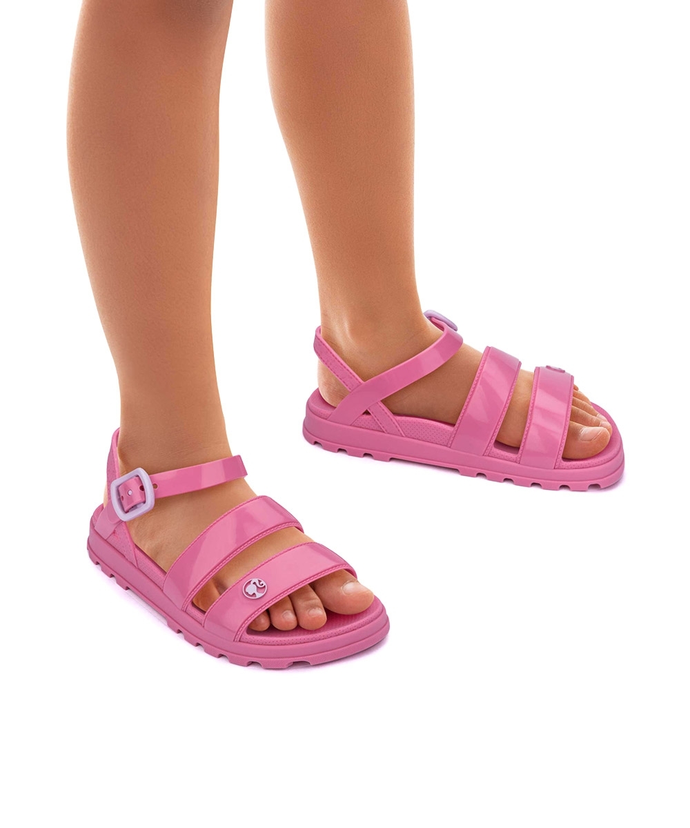 Sandália Infantil Grendene Barbie Sorveteria Rosa
