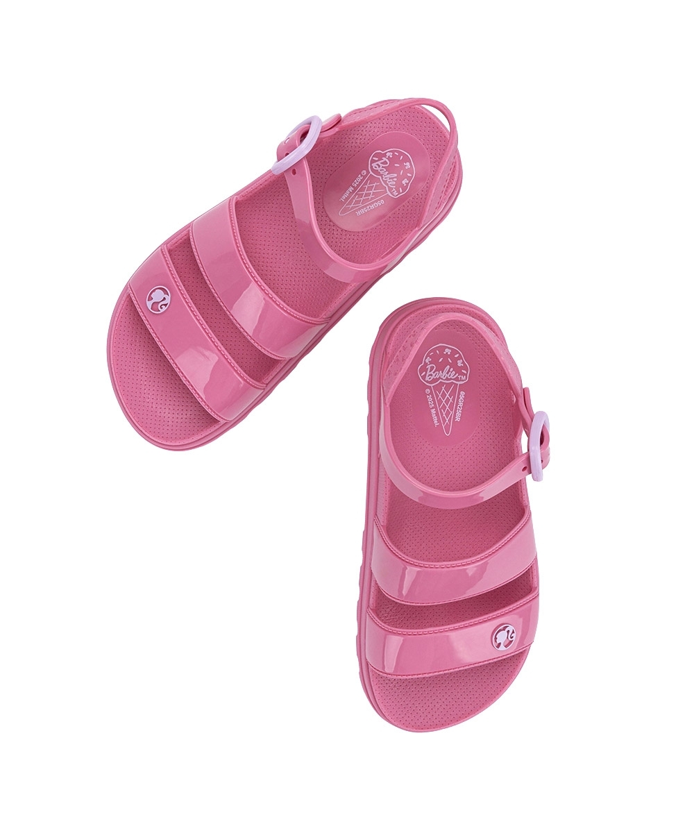 Sandália Infantil Grendene Barbie Sorveteria Rosa