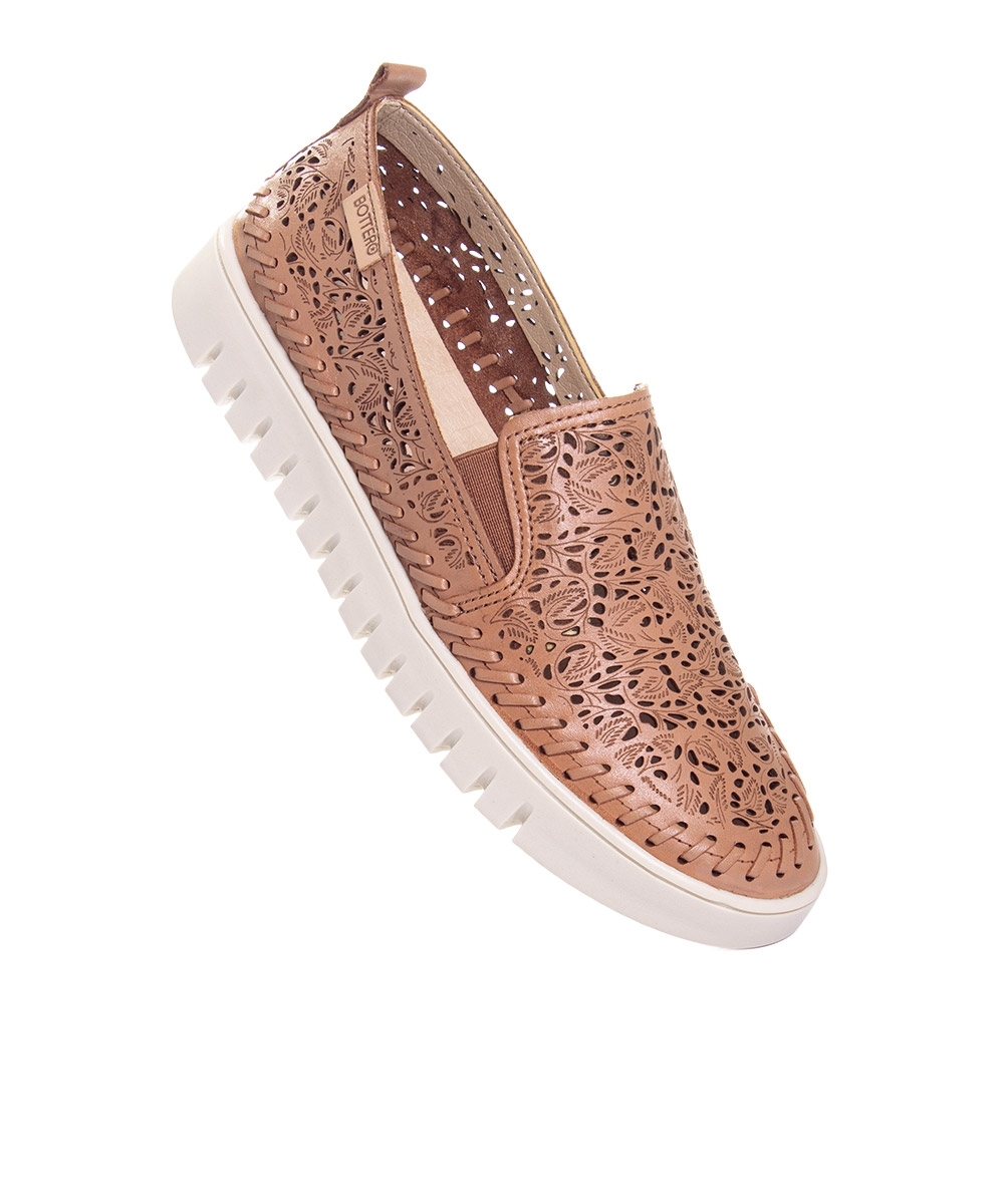 Tênis Feminino Bottero Botvicky Couro Caramelo