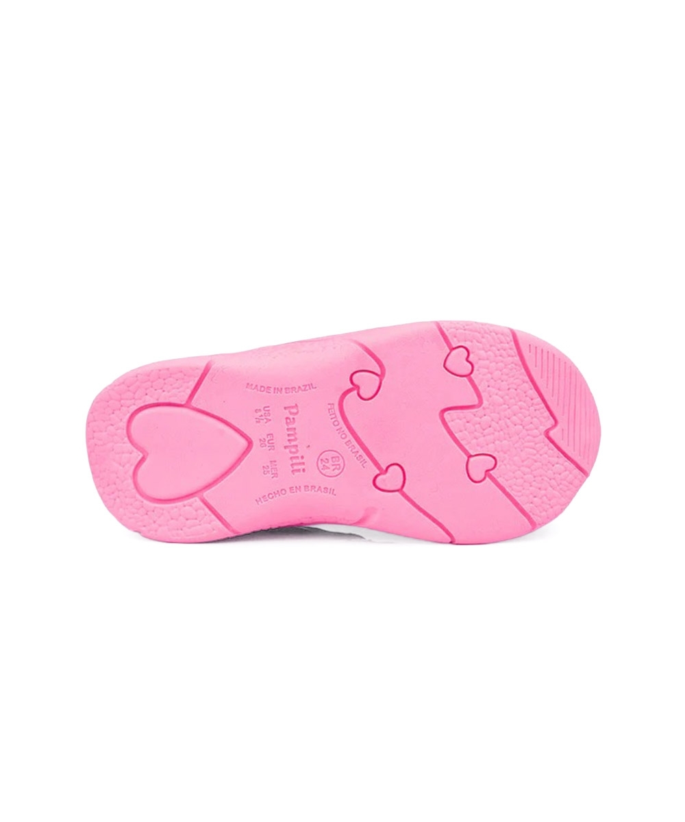 Tênis Infantil Pampili Mini Soft Verniz Rosa