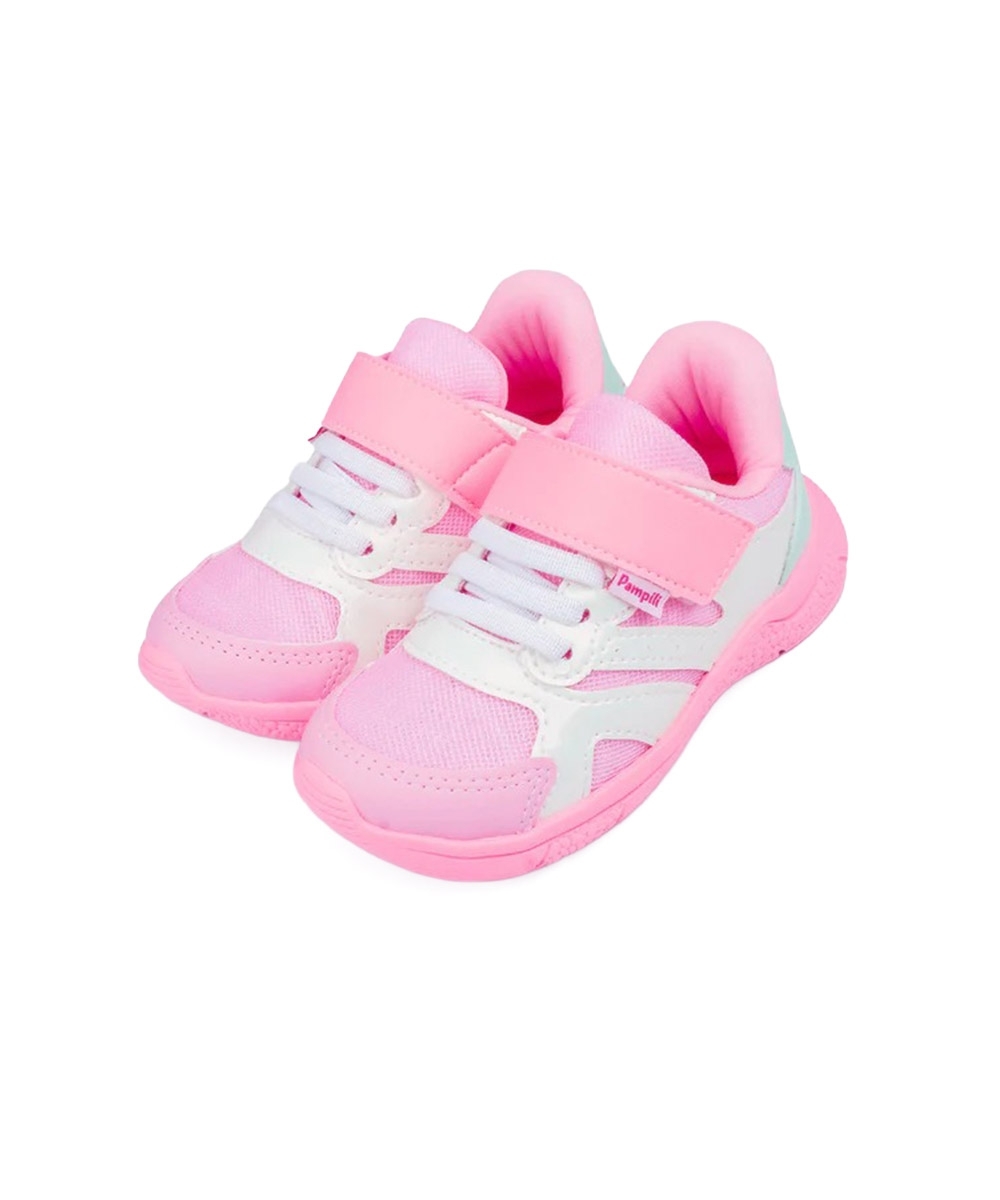Tênis Infantil Pampili Mini Soft Verniz Rosa