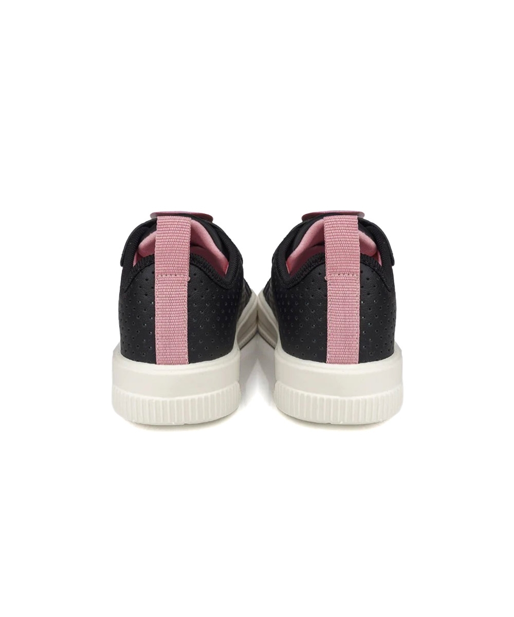 Tênis Infantil Pampili Up Patch Carinha Glitter Preto