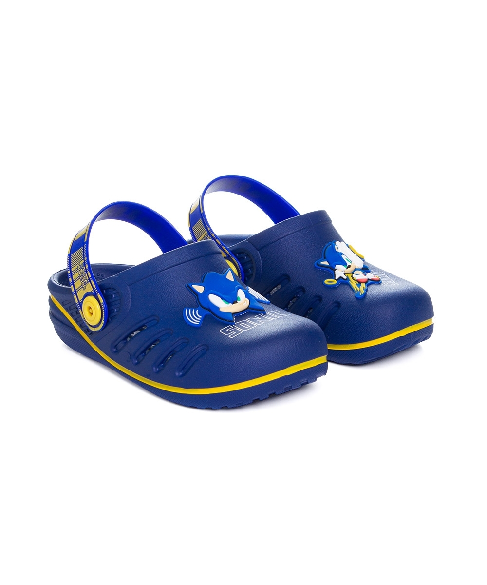 Babuche Infantil Grendene Sonic AZUL/AMARELO