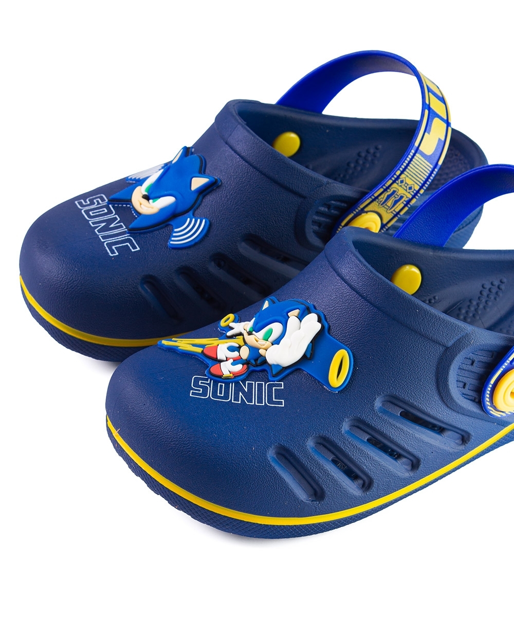 Babuche Infantil Grendene Sonic AZUL/AMARELO