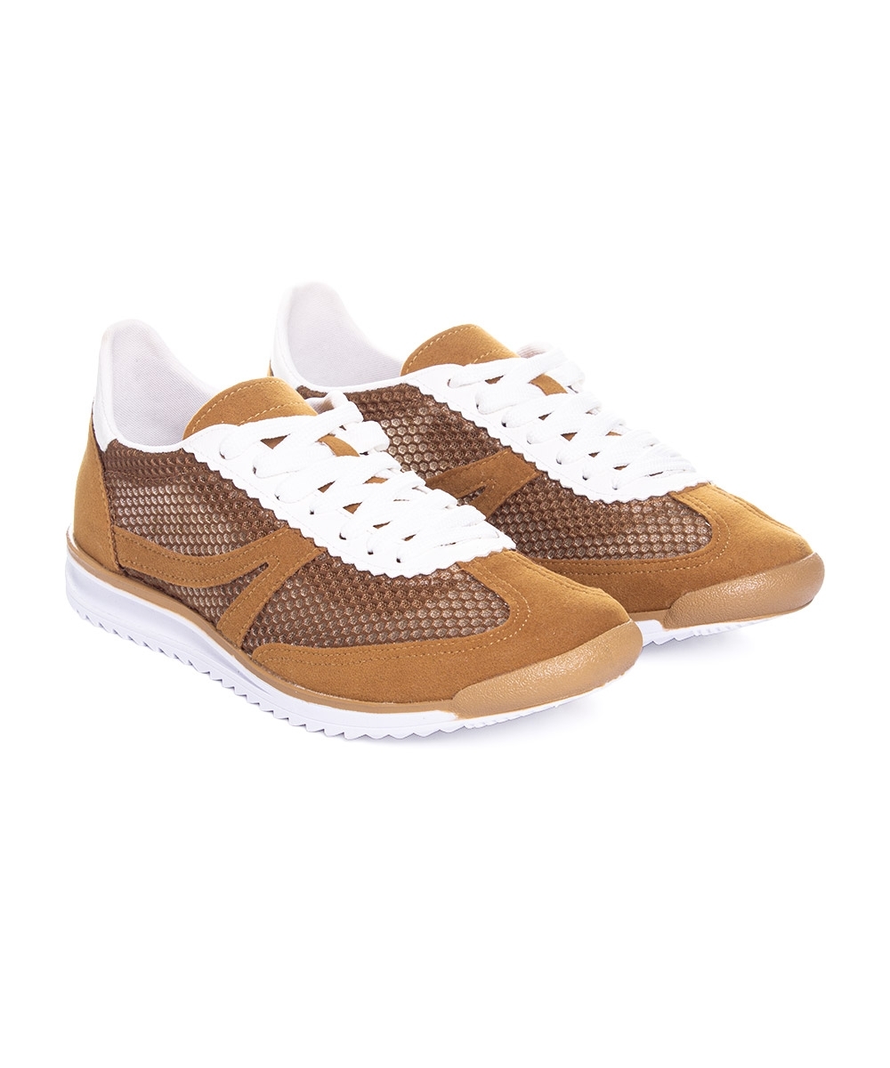Tênis Feminino Pixolé Casual Kat Caramelo