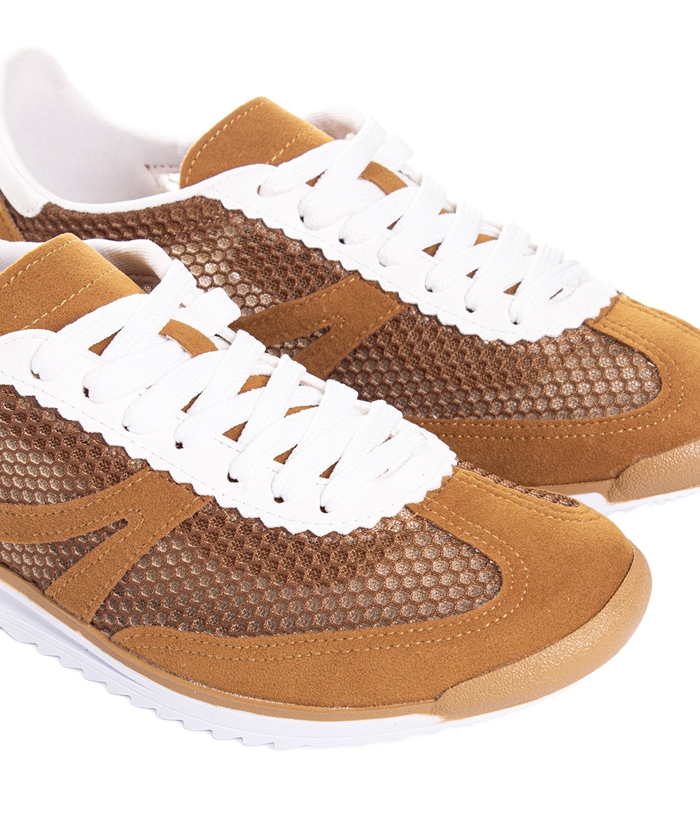 Tênis Feminino Pixolé Casual Kat Caramelo