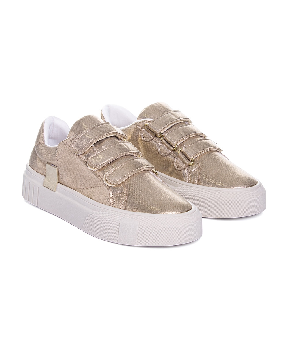 Tênis Feminino Pixolé Casual Kira Ouro