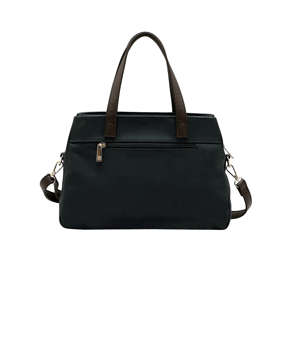 Bolsa De Mão E Transversal Chenson Microfiber Preto