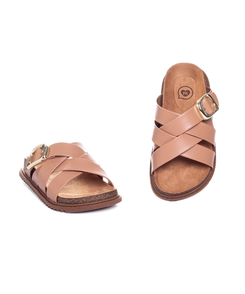 Tamanco Infantil Molekinha Fivela Nude
