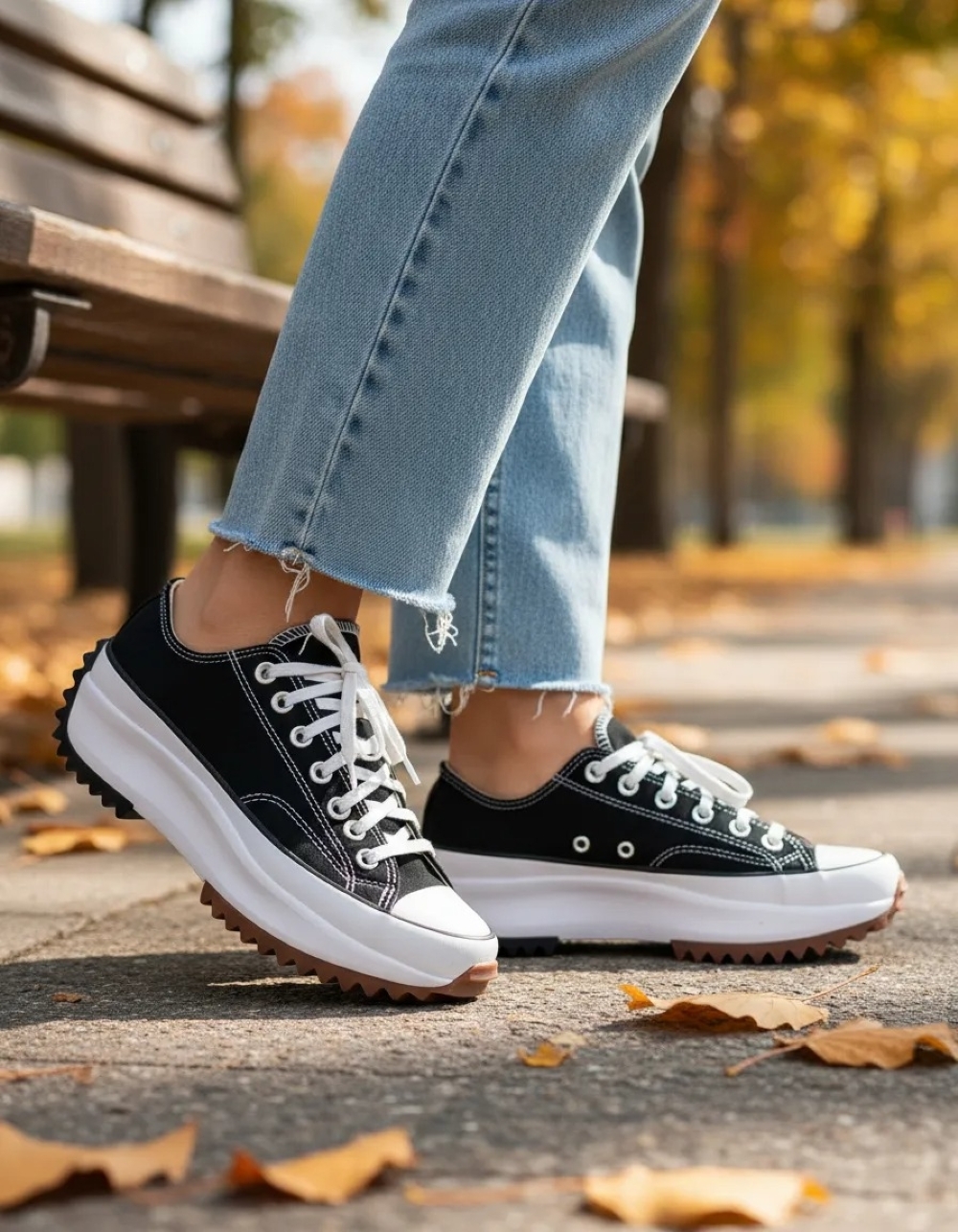 Tênis Feminino Converse All Star Run Star Hike Co0379 Preto