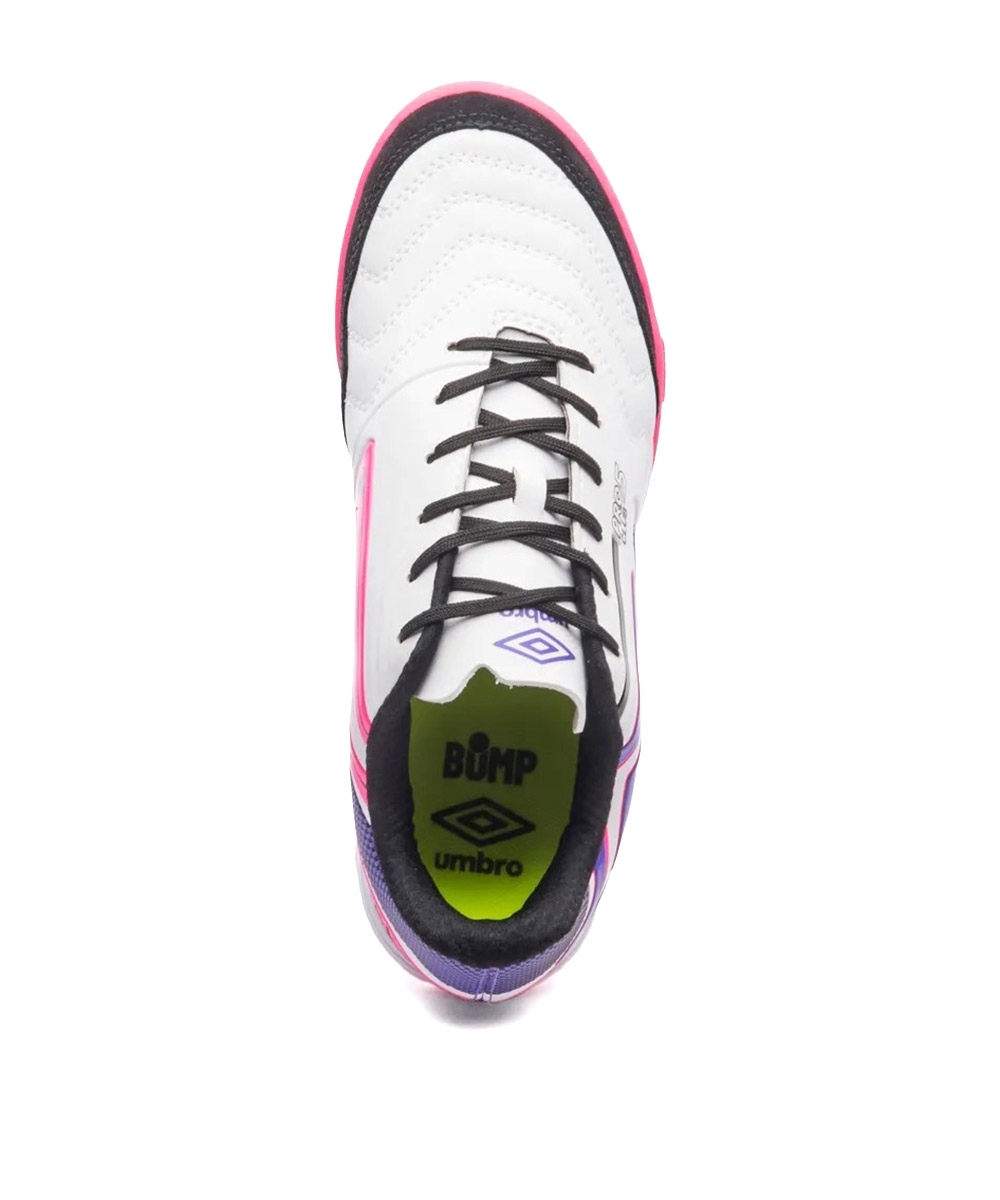 Chuteira Futsal Umbro Pro 5 Bump Club Branco