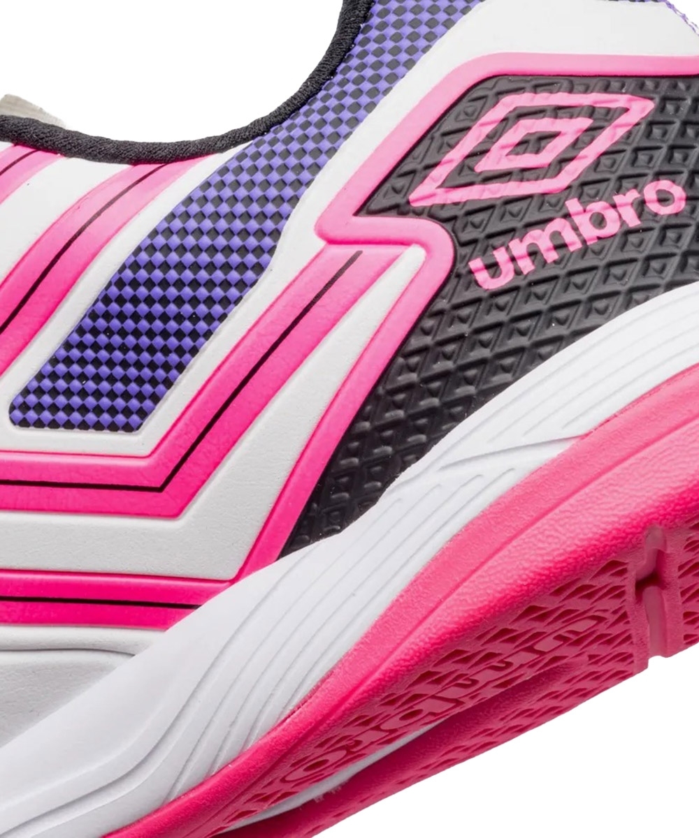 Chuteira Futsal Umbro Pro 5 Bump Club Branco