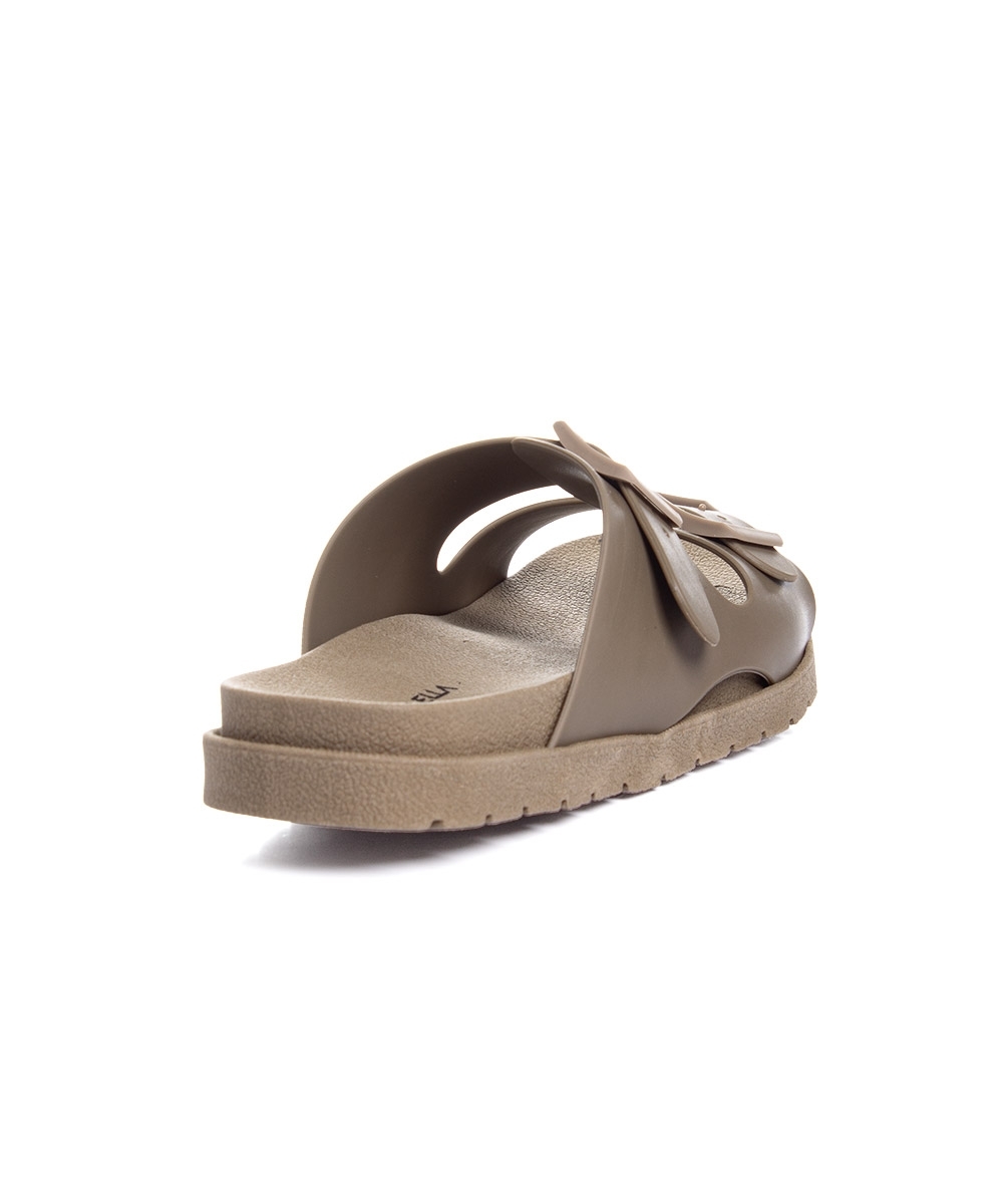 Tamanco Flatform Pixolé Fivelas. Ambar