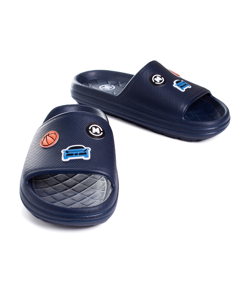 Chinelo Slide Infantil Molekinho Marinho