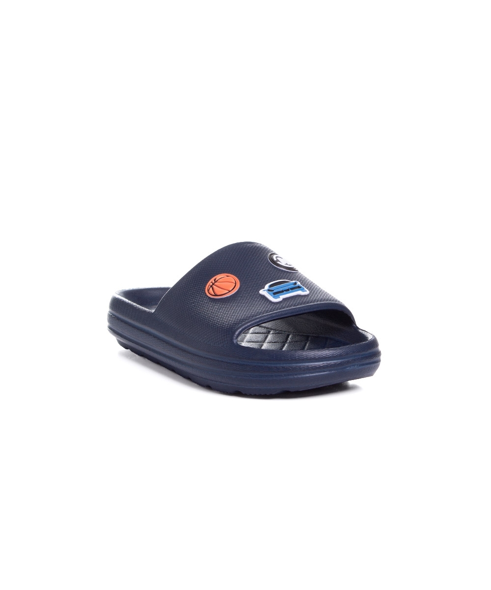 Chinelo Slide Infantil Molekinho Marinho