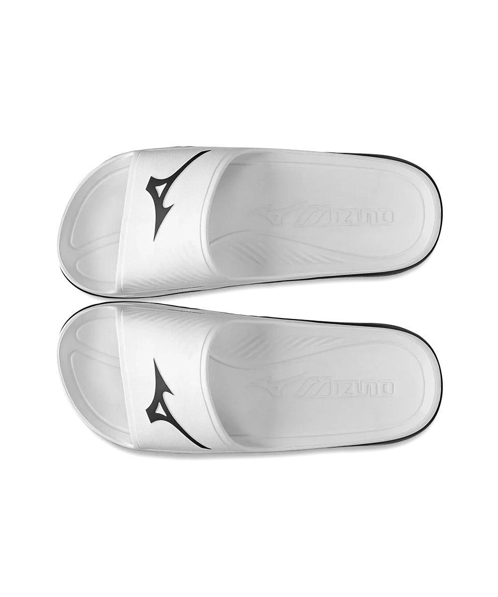 MIZUNO CHINELO SLIDE ENERZY BRANCO/PRETO