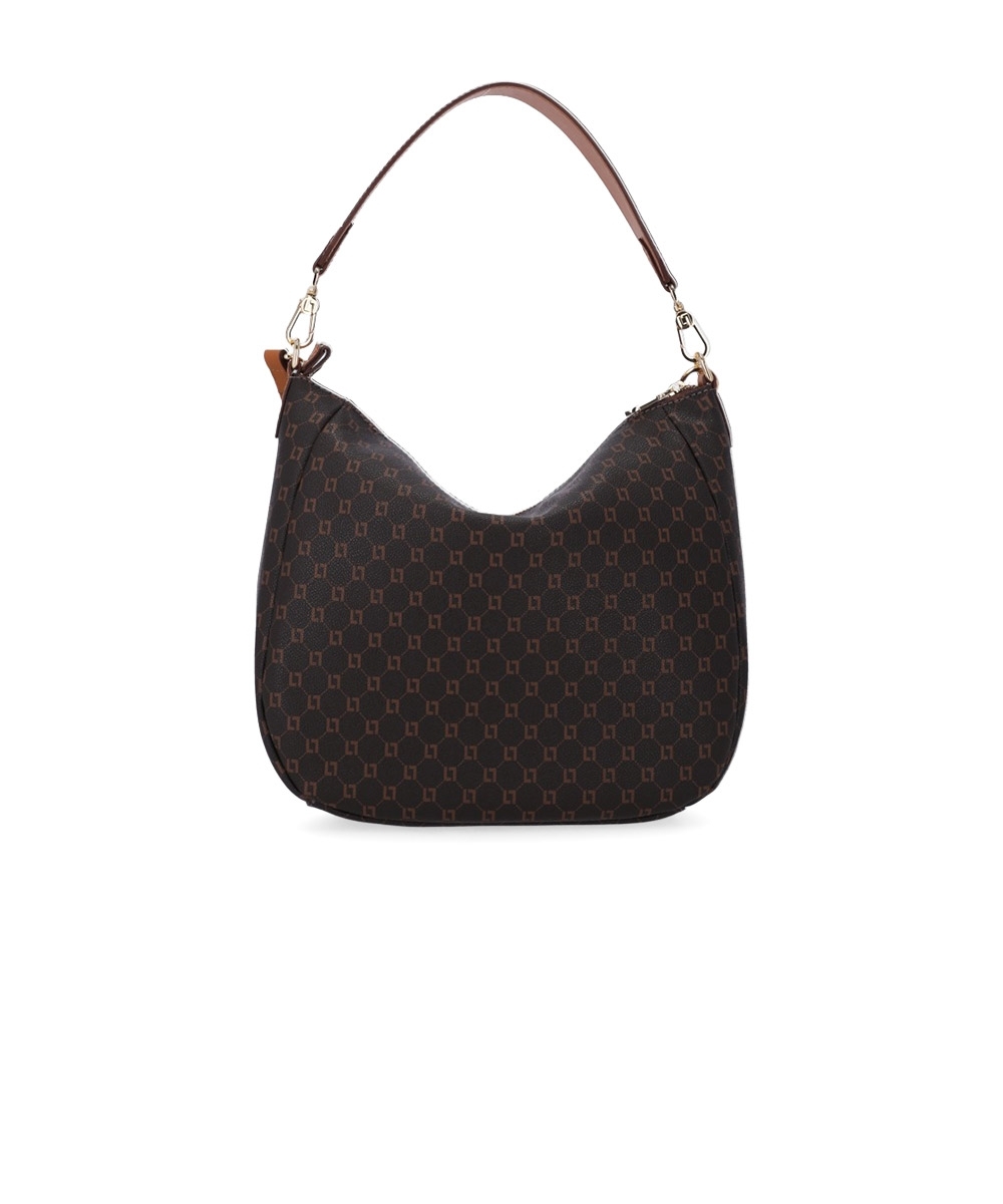 Bolsa Hobo Luz Da Lua Monograma Café