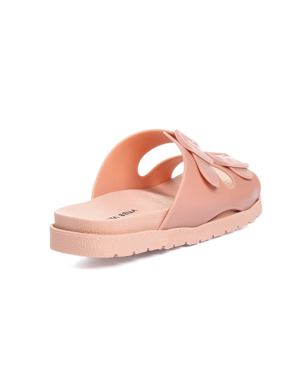 Tamanco Flatform Pixolé Fivelas. Nude