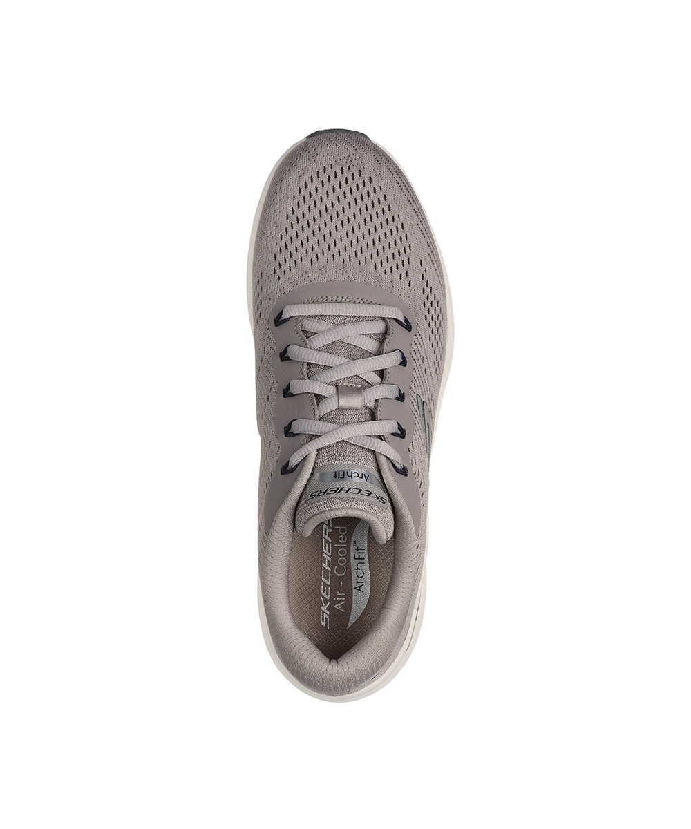 Tênis Masculino Skechers Arch Fit Taupy