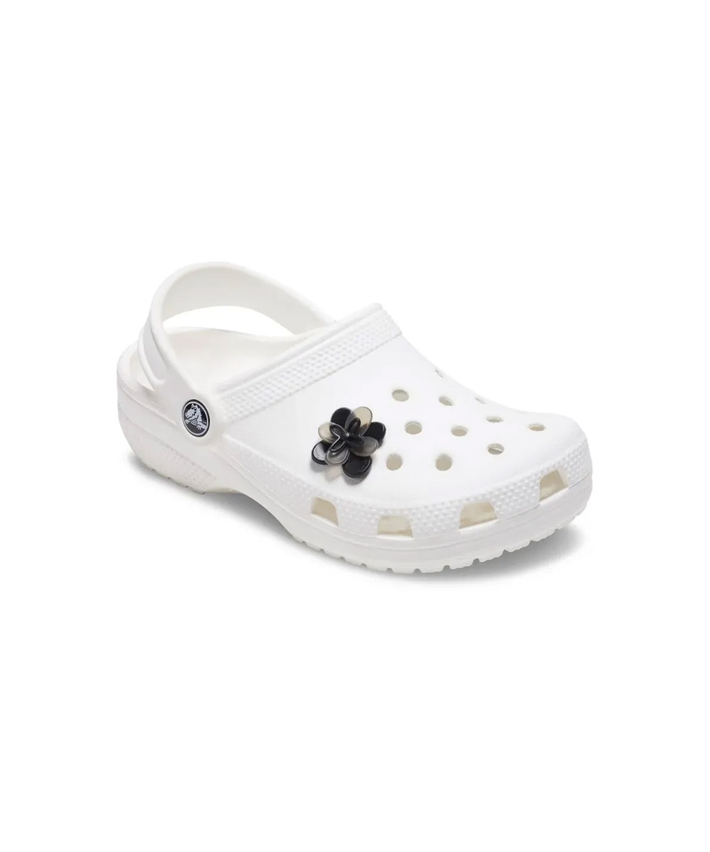 Jibbitz Crocs Flor Preta Florescendo Cor única