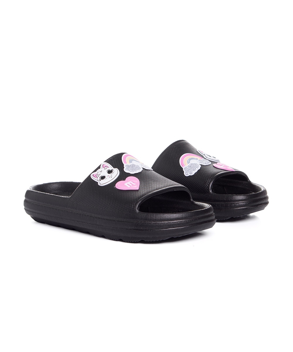 Chinelo Slide Infantil Molekinha Preto