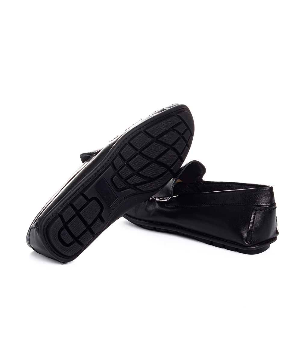 Mocassim Masculino Pixolé Couro Preto