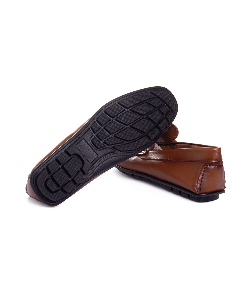 Mocassim Masculino Pixolé Couro Whisky