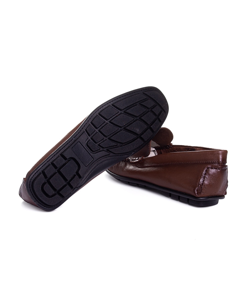 Mocassim Masculino Pixolé Couro Tabaco