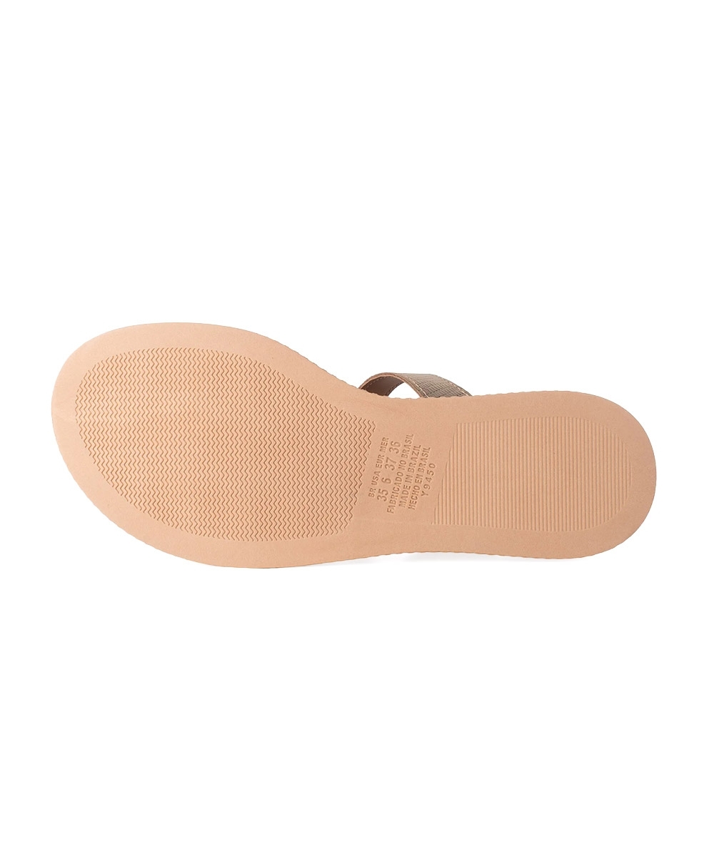 Sandália Flatform Dakota Pedrarias Champanhe