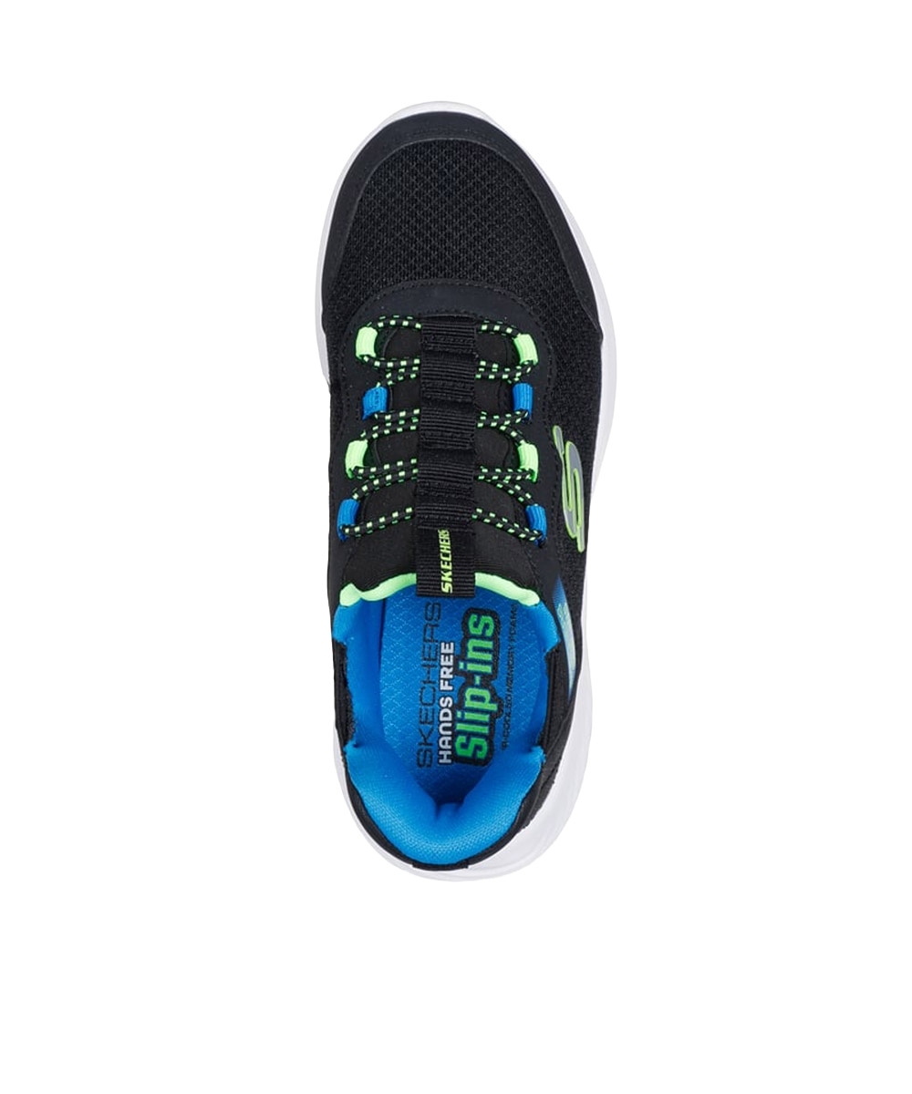 Tênis Infantil Skechers Bounder Slipin Preto/azul