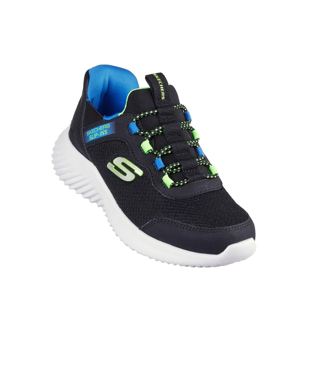Tênis Infantil Skechers Bounder Slipin Preto/azul