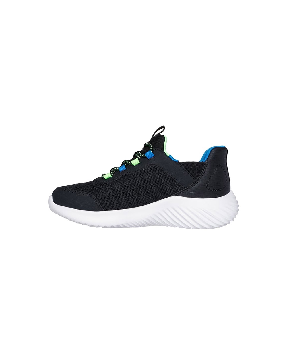 Tênis Infantil Skechers Bounder Slipin Preto/azul