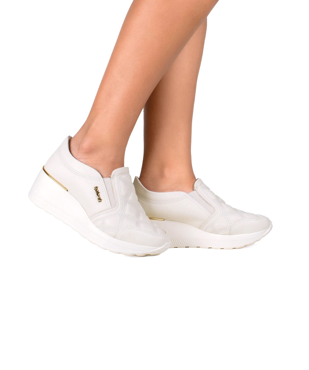 Tênis Kolosh Upper Slip On Creme