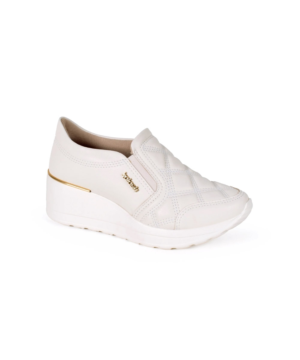 Tênis Kolosh Upper Slip On Creme