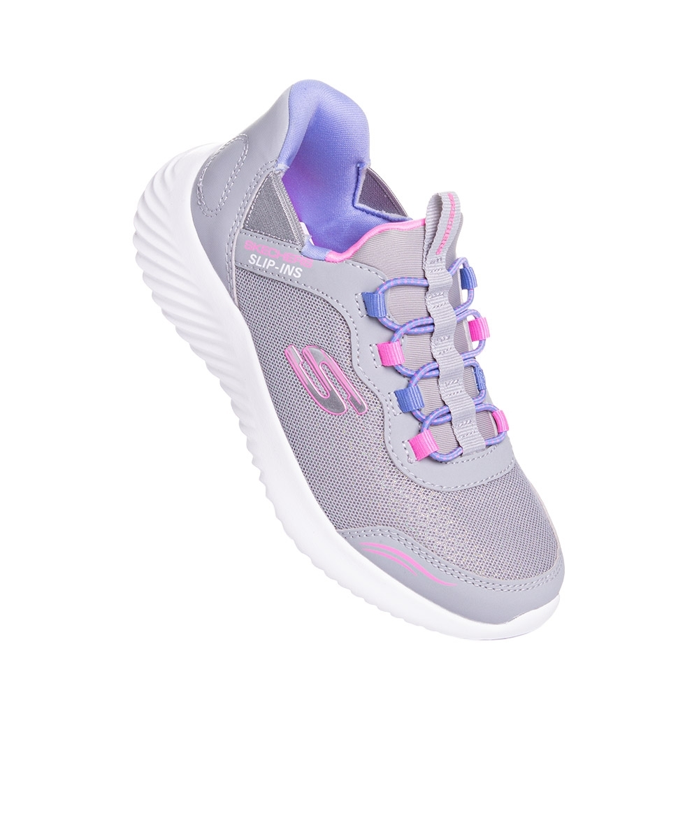 Tênis Infantil Skechers Calce Fácil Cinza