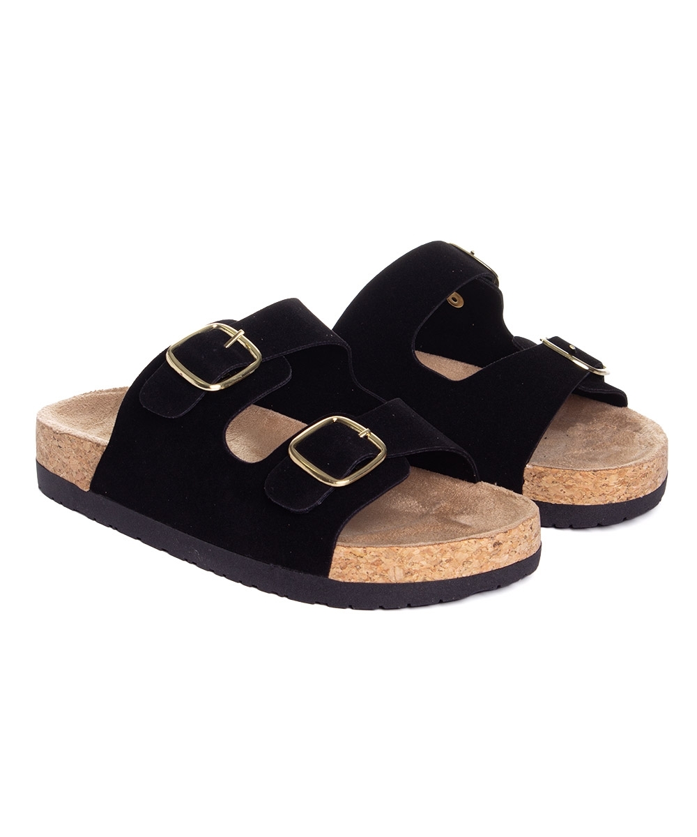 Tamanco Flatform Pixolé Fivelas Preto